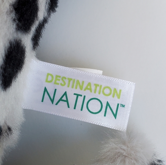 Harbor Seal Aurora World Destination Nation Black White Stuffed Animal Toy - Picture 4 of 12